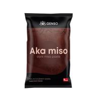 Паста соевая "Aka Miso" тёмная, 1кг. Genso 