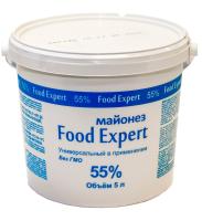Майонез Food Expert 55% ведро 9700г (10л)