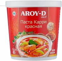 Паста карри красная Aroy-D 400г