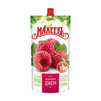 Джем малиновый "Махеевъ" дой-пак 300г  