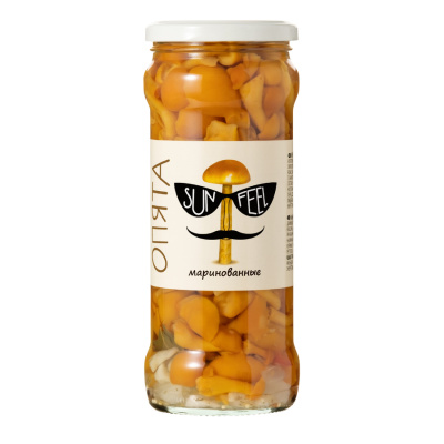 Опята целые 580мл ст/б SUNFEEL 