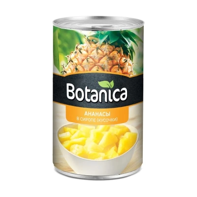 Ананасы кусочки в сиропе Botanica 580мл