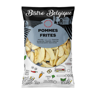 Картофельные дольки на коже Bistro Belgique